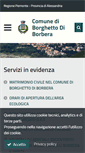 Mobile Screenshot of comune.borghettodiborbera.al.it